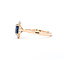 Ring .33ctw Round Diamonds 1.24ct Sapphire 14kr sz6.5 11x9mm 124060194
