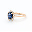 Ring .33ctw Round Diamonds 1.24ct Sapphire 14kr sz6.5 11x9mm 124060194