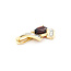 Pendant .05ctw Round Diamonds 1.03ct Garnet 23.5x12mm 14ky " 224061260