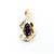Pendant .05ctw Round Diamonds 1.03ct Garnet 23.5x12mm 14ky " 224061260