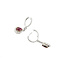 Earrings Dangle .64ctw Round Diamonds 1.63ctw Rubies 30x9.5mm 14ktt 124064150