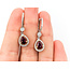 Earrings Dangle .64ctw Round Diamonds 1.63ctw Rubies 30x9.5mm 14ktt 124064150