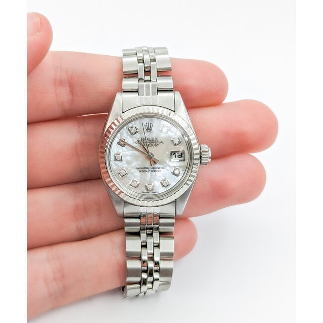 Watch Rolex 6916 Yr.1979 Oyster Perpetual Datejust AM Diamond Dial 26mm Stainless Steel 6.5" 124076002