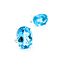 Earrings 16ctw Oval Topaz Omega Back 14x10mm 14kw 224064165