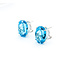 Earrings 16ctw Oval Topaz Omega Back 14x10mm 14kw 224064165