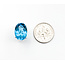 Earrings 16ctw Oval Topaz Omega Back 14x10mm 14kw 224064165