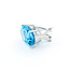 Earrings 16ctw Oval Topaz Omega Back 14x10mm 14kw 224064165
