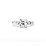  Ring Engagement 1.5 Cushion Modified Brilliant Diamond .57ctw Diamonds 14kw sz6.75 224060306
