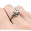 Ring Art Deco Filigree .80ct Mine Cut Diamond Platinum sz7.25 224060755