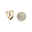 Pendant Heart .06ctw Round Diamond 14ky .75x.6" 224061004