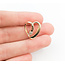 Pendant Heart .06ctw Round Diamond 14ky .75x.6" 224061004