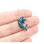 Necklace Dolphin Diamond Fashion .91ctw Round Diamonds 14kw .75x.60" 18" 1.25mm 124062004