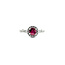 Ring .70ctw Round Diamonds .54ct Ruby 14kw sz6 8.3mm 124060231