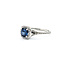 Ring .37ctw Round Diamonds 1.22ct Sapphire 14kw sz7.5 9mm 124060233