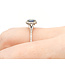 Ring .37ctw Round Diamonds 1.22ct Sapphire 14kw sz7.5 9mm 124060233
