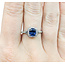 Ring .37ctw Round Diamonds 1.22ct Sapphire 14kw sz7.5 9mm 124060233