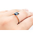Ring .40ctw Round Diamonds 1.48ct Sapphire 18kr sz7.5 1.6mm 124060188