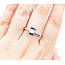 Ring .40ctw Round Diamonds 1.48ct Sapphire 18kr sz7.5 1.6mm 124060188