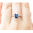 Ring .40ctw Round Diamonds 1.48ct Sapphire 18kr sz7.5 1.6mm 124060188