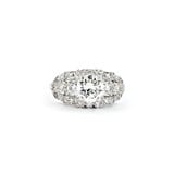  Ring Set Mid Century 1.00ct Transitional Cut Diamond .60ctw Diamonds Platinum sz5 224060752