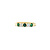 Ring Shared Prong .22ctw Round Diamonds .27ctw Emeralds 14ky sz7.5 124060241