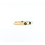 Ring Shared Prong .22ctw Round Diamonds .27ctw Emeralds 14ky sz7.5 124060241