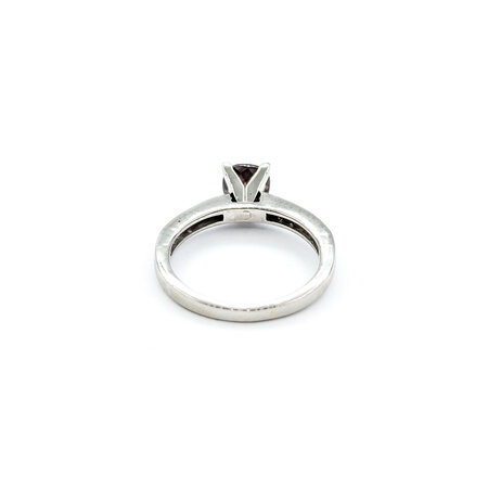 Ring .20ctw Round Diamonds 1.40ctw Color-Change Garnet 14kw sz8 124040185