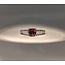 Ring .20ctw Round Diamonds 1.40ctw Color-Change Garnet 14kw sz8 124040185