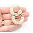 Earrings Hoops 3-3.5mm Pearl 30mm 10ky 224074153