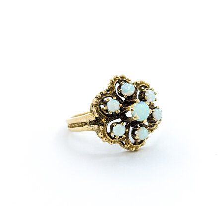 Ring Vintage Style .45ctw Opal 14ky sz6 224070152