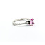 Ring .30ctw Round Diamonds 1.05ct Pink Sapphire 950PD sz5.5 2mm 124060193