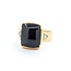 Ring .31ctw Triangle Diamonds 13.63ct Star Diopside 14ky sz10.5 224060215