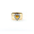 Ring Heart .15ctw Round Diamonds 14ky  Size 6.25 10mm 224070001