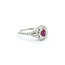 Ring .85ctw Round Diamonds .37ct Ruby 14kw sz6.5 10.5mm 124060232