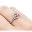 Ring .85ctw Round Diamonds .37ct Ruby 14kw sz6.5 10.5mm 124060232