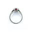 Ring .85ctw Round Diamonds .37ct Ruby 14kw sz6.5 10.5mm 124060232
