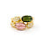 Ring Cabochon 0.8ctw Round Diamonds 4Ctw Tourmaline 18ky sz6.5 224070165