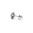 Earrings .28ctw Round Diamonds Stud 1.63ctw Montana Sapphire 8mm 14kw 124044189