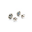 Earrings .28ctw Round Diamonds Stud 1.63ctw Montana Sapphire 8mm 14kw 124044189