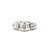 Ring Tacori .50ctw Round/Baguette Diamonds 18ky/Platinum sz5.5 224070007