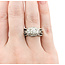 Ring Set Soldered Engagement .60ct Round Diamond 1.07ctw Diamonds 14kw sz6 224070301