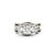 Ring Set Soldered Engagement .60ct Round Diamond 1.07ctw Diamonds 14kw sz6 224070301