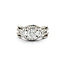 Ring Set Soldered Engagement .60ct Round Diamond 1.07ctw Diamonds 14kw sz6 224070301