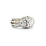 Ring Set Soldered Engagement .60ct Round Diamond 1.07ctw Diamonds 14kw sz6 224070301
