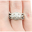Ring Set Soldered Engagement .60ct Round Diamond 1.07ctw Diamonds 14kw sz6 224070301