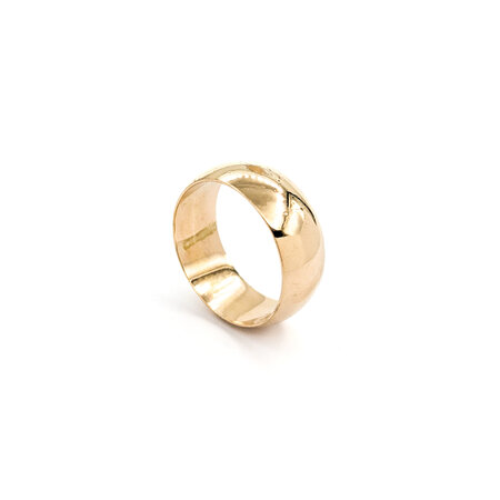 Ring Engagement Band 8.8mm 14ky sz11 124070601