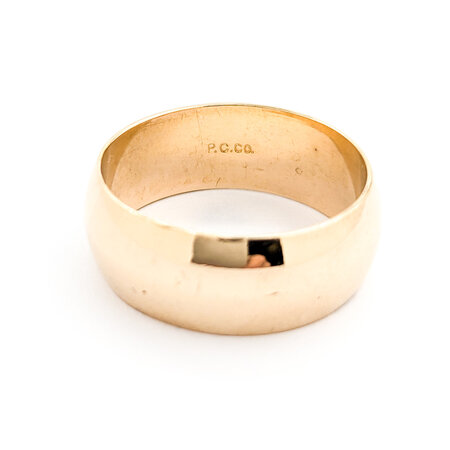 Ring Engagement Band 8.8mm 14ky sz11 124070601