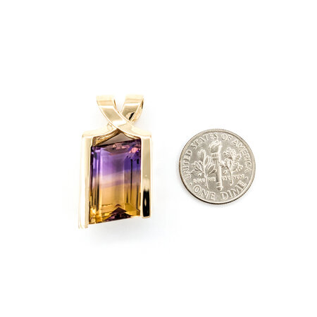 Pendant 12ct Ametrine 30x15.5mm 14ky " 224071259