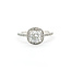 Ring Engagement Engagement Halo 1.00ct Cushion Diamond .12ctw Diamonds 14kw sz6.5 224070302