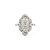 Ring Vintage Style .25ctw Round Diamonds 14kw sz6 224070004